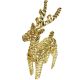 3. DECORATIVE REINDEER 34 CM 20 LED GOLD