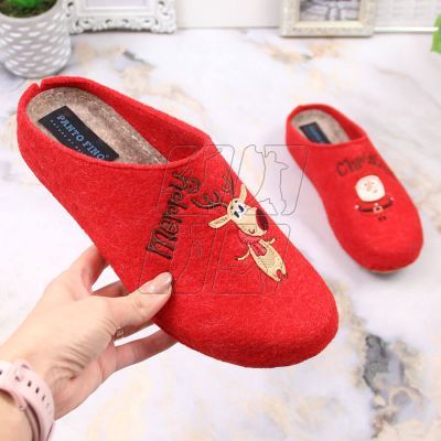 4. Christmas felt slippers Panto Fino W KK267037 INT1769