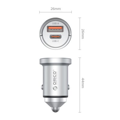 2. ORICO MiniRing PRO 45W 1A1C PD Fast Car Charger