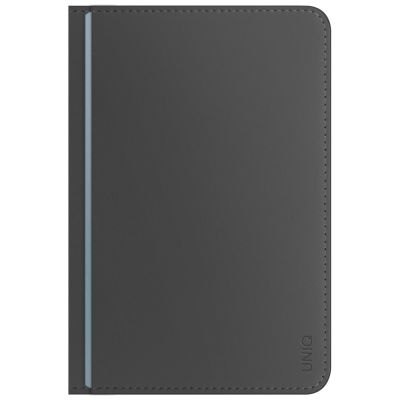 5. Uniq Belmont Passport Case with Apple Find My RFID Blocking Gray Blue