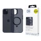 3mk Smoke Case Mag&Stand for Apple iPhone 15 plus - black