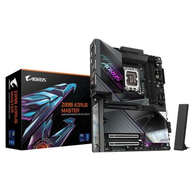 8. GIGABYTE Z890 AORUS MASTER motherboard Intel Z890 LGA 1851 (Socket V1) ATX