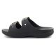 4. CROCS SATURDAY METALLIC BUCKLE SANDAL IN BLACK 213316-001