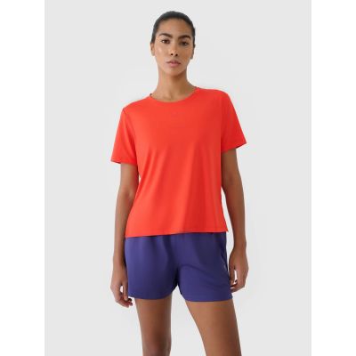 Women's oversize quick-drying training T-shirt 4F 4FRSS25TFTSF1236-62S