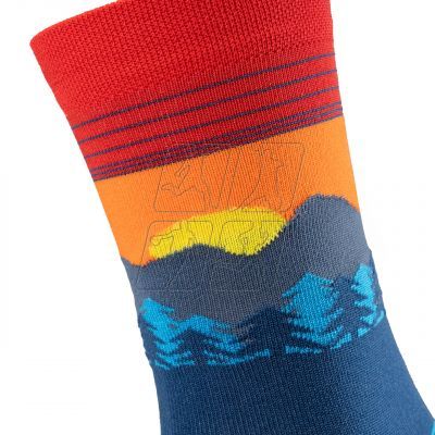 3. Alpinus Lavaredo socks blue and red FI11072