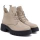 8. Women's beige leather ankle boots on the platform M.Daszyński SFY2502-11ac