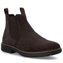 Men's brown insulated leather Chelsea boots Rieker 33180-28
