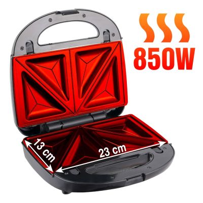 18. ELDOM MULTIFUNCTIONAL SANDWICH MAKER 5 IN 1 ST250 850W INTERCHANGEABLE PLATES: SANDWICH, GRILL, WAFFLES, NUTS, MINI DONUTS