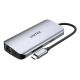 6. UNITEK ACTIVE HUB USB-C 2X HDMI, SD READER, 4K, RJ-45, PD 100W, 5 GBPS