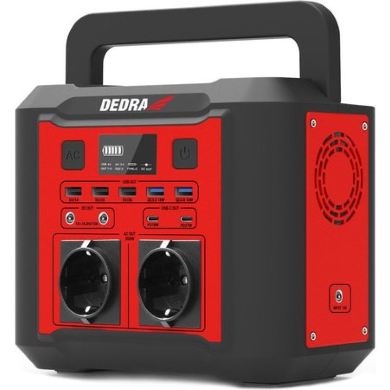 16. DEDRA DEZS0300 300/500W 296Wh/20Ah/14.8V power station