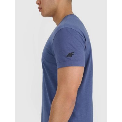 3. Men's regular plain T-shirt 4F 4FRSS25TTSHM3041-32S