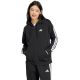 2. adidas Essentials 3 Stripes Full Zipp Hoodie W JE1283