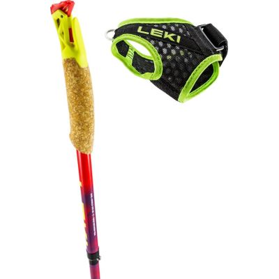 16. LEKI TRL ULTRATRAIL FX ONE trekking poles, 115cm red