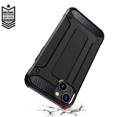 7. iPhone 15 Plus Hybrid Armor case - blue