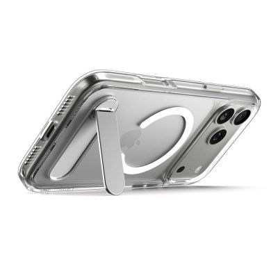 8. Spigen Ultra Hybrid "S" MagSafe Case for iPhone 17 Pro - Clear and White
