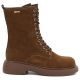 2. Women's leather ankle boots, suede, camel, Big Star UU274611