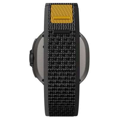 3. Spigen Athlex Air Strap for Samsung Galaxy Watch 40/44/46mm - Black and Yellow