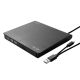 SAVIO EXTERNAL SLIM CD/DVD R/RW RECORDER - USB C/USB-A, AK-59