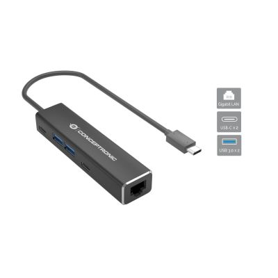 2. Conceptronic ABBY13B Docking Station Wired USB 3.2 Gen 1 (3.1 Gen 1) Type-C Gray
