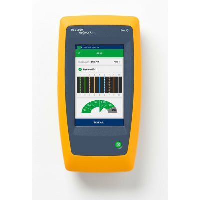 LinkIQ network device diagnostics and cabling qualification tester