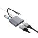 3. Conceptronic DONN13G Docking Station Wired USB 3.2 Gen 1 (3.1 Gen 1) Type-C Gray