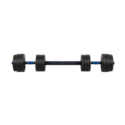 9. Bituminous adjustable dumbbells with connector 2x10kg REBEL ACTIVE