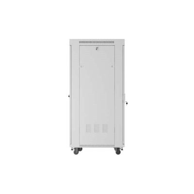 10. LANBERG FLOOR RACK CABINET 19" 32U 600X800 GRAY GLASS DOOR LCD (FLAT PACK) V2
