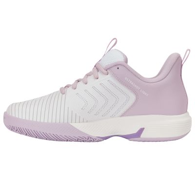 5. K-Swiss US LGHT PADEL WHITE/ORCHID HUSH/PURPLE ROSE-M (94901-160-M)