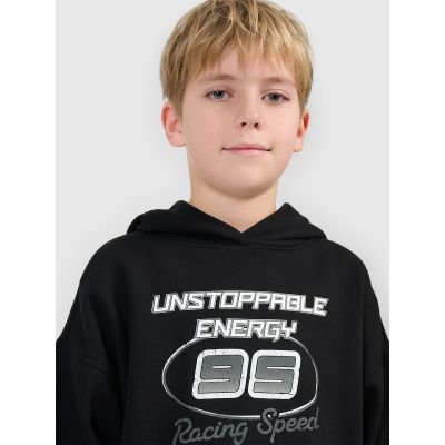 5. Boy's loose sweatshirt with hood 4F 4FJRSS26TSWSM2814-20S