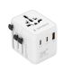 2. GEMBIRD UNIVERSAL TRAVEL ADAPTER 20W, WHITE