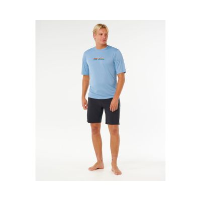 4. Men's Lycra RIP CURL Icons Of Surflite Upf S/S blue