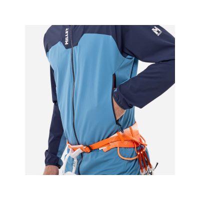 6. MILLET Kamet Xcs Light Hoodie M men's jacket blue