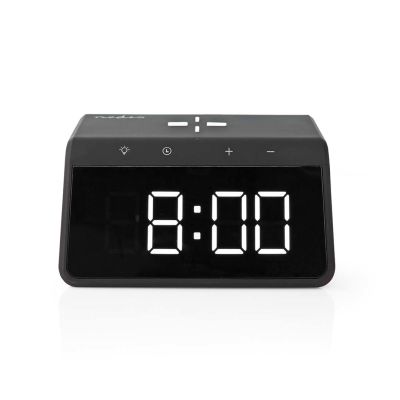 2. Nedis WCACQ30BK Alarm Clock Digital Alarm Clock Black