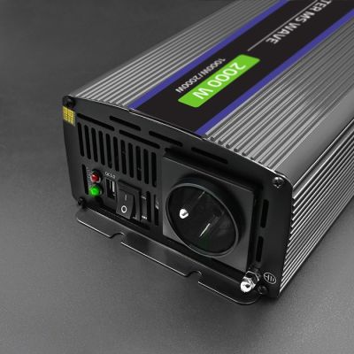 9. Qoltec Monolith 2000 MS Wave Voltage Converter | 12V to 230V | 1000/2000W | USB