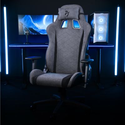 10. Arozzi Gaming Stuhl Avanti Ash SoftFabric Console Gaming Chair Upholstered Seat