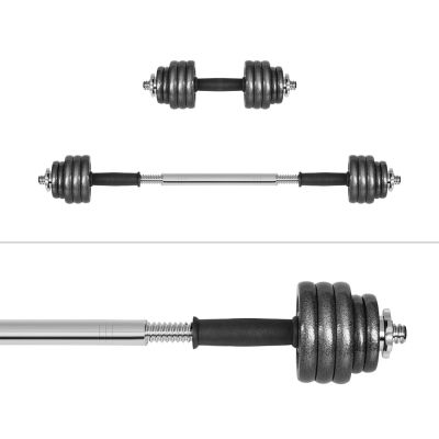 4. REBEL ACTIVE ADJUSTABLE DUMBBELLS IN CASE WITH BAR, 15 KG SET