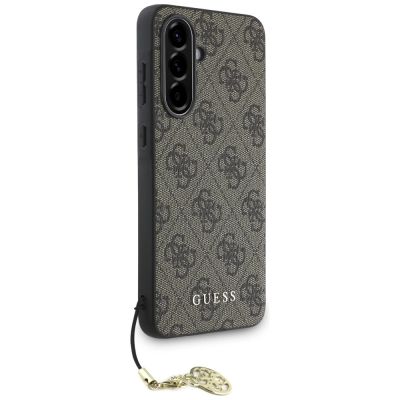 3. Guess 4G Charms Collection Case for Samsung Galaxy A36 Brown