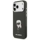 2. Karl Lagerfeld IML Aquarelle Karl & Logo MagSafe Case for iPhone 17 Pro Max - Black