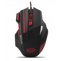 Esperanza Wolf EGM201R computer mouse (optical; 2400 DPI; black)