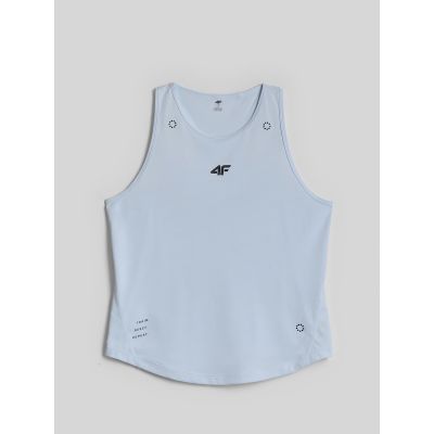 6. Women's quick-drying regular training top 4F 4FRAW26TFSLF1269-34S