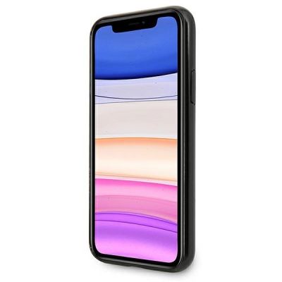 6. Mercedes Silver Stars Pattern Case for iPhone 11 / Xr - Black