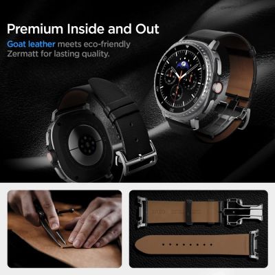 7. Spigen Enzo Strap for Samsung Galaxy Watch 40/44/46 mm - Black