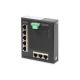 20. 8-port Gigabit Ethernet Switch, DIN mount, extended temperature range.