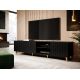 4. TV cabinet PAFOS 200x40x52 black matt