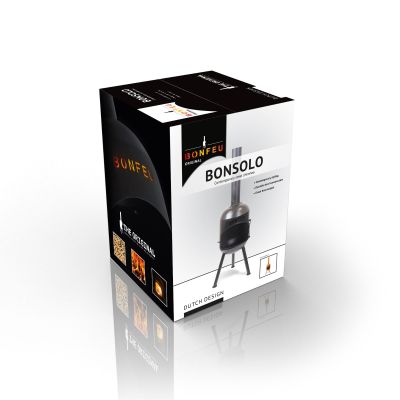 8. Bonfeu Bonsolo garden fireplace black 3401