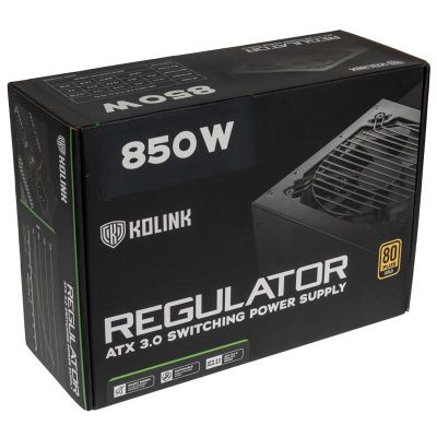 Kolink Regulator Power Supply Module 850 W 20+4 pin ATX ATX Black