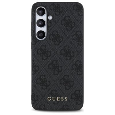 3. Guess GUHCS24FEG4GFGR S24 FE S721 gray/gray hardcase 4G Metal Gold Logo