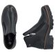 5. Women's leather ankle boots with a block heel, black, Rieker 79254-00