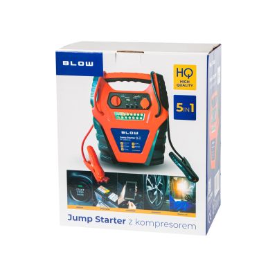 4. Jump Starter BLOW 5in1 compressor