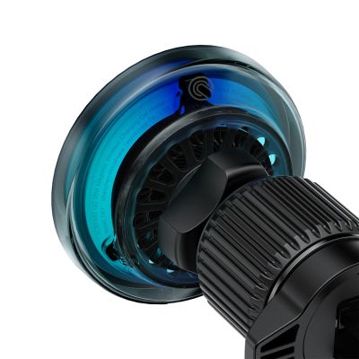 4. Acefast D61 Magnetic Car Air Vent Holder with Qi2 25W Wireless Charging - Gray